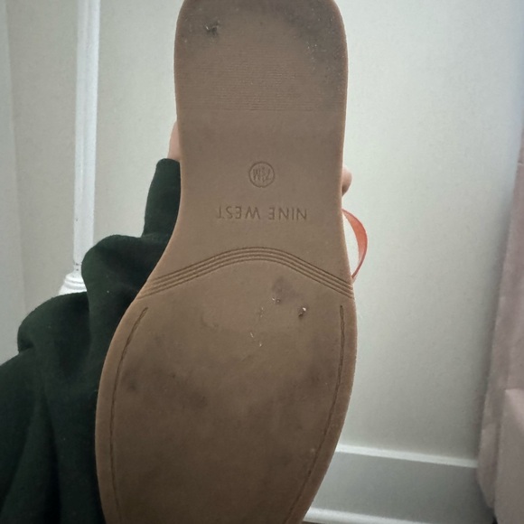 Nine West Platform Wedges in Neon Orange Size 7.5 - Picture 6 of 7